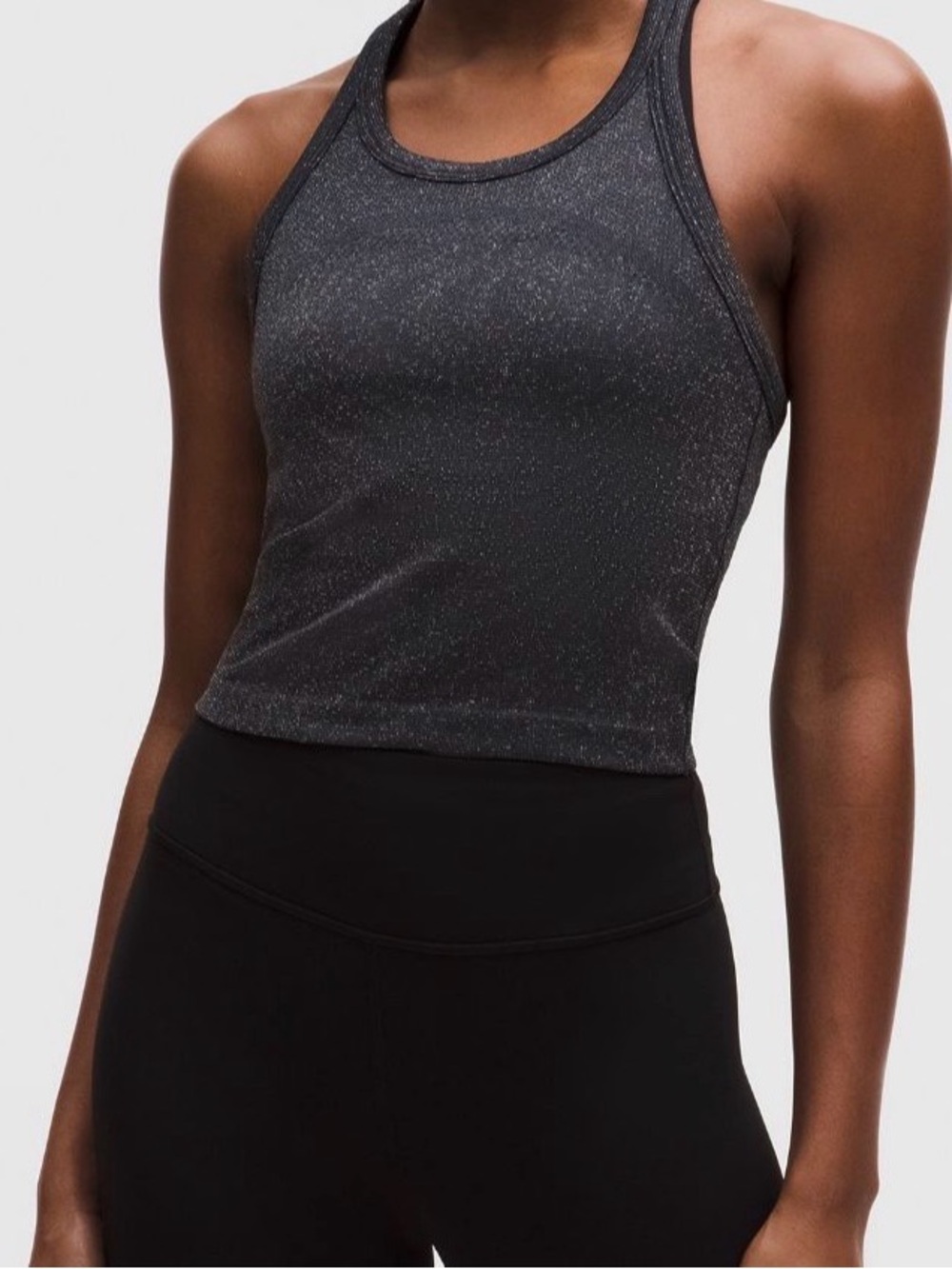 Lululemon Swiftly Tech Cropped Round-Neck Racerback Tank Top 2.0